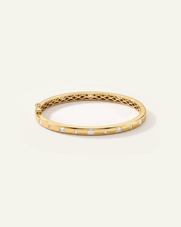Ovani® Lab-grown Diamond Eternity Bangle