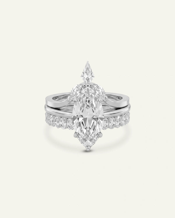 Novello Lab-grown Diamond Marquise Bridal Set