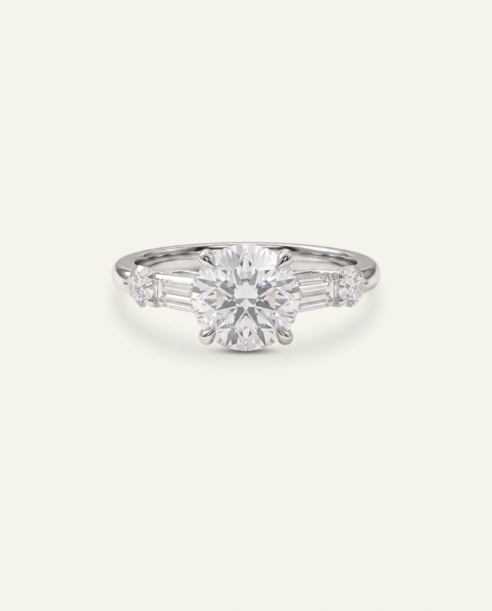 Novello Lab-grown Diamond Round Engagement Ring