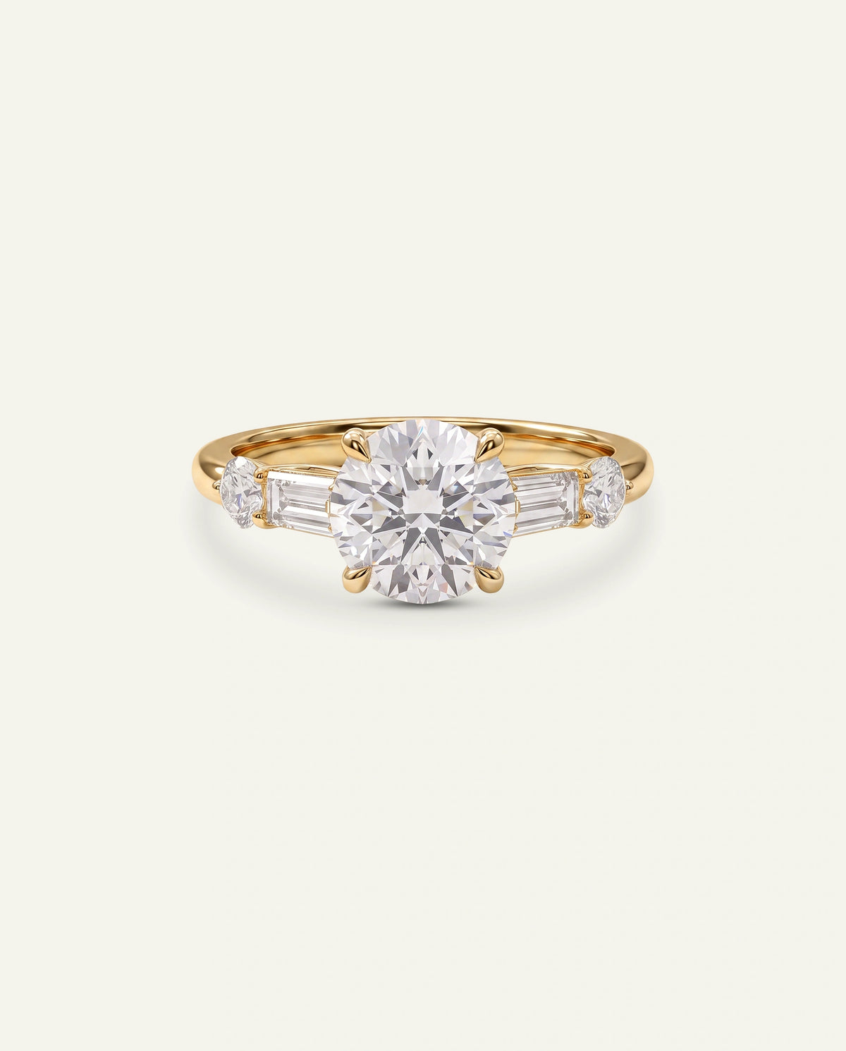 Novello Lab-grown Diamond Round Engagement Ring