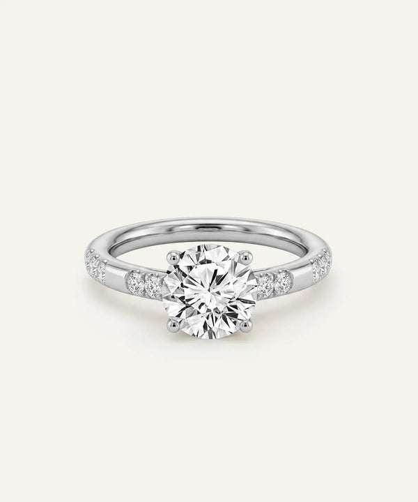 Novello Lab-grown Diamond Round Engagement Ring