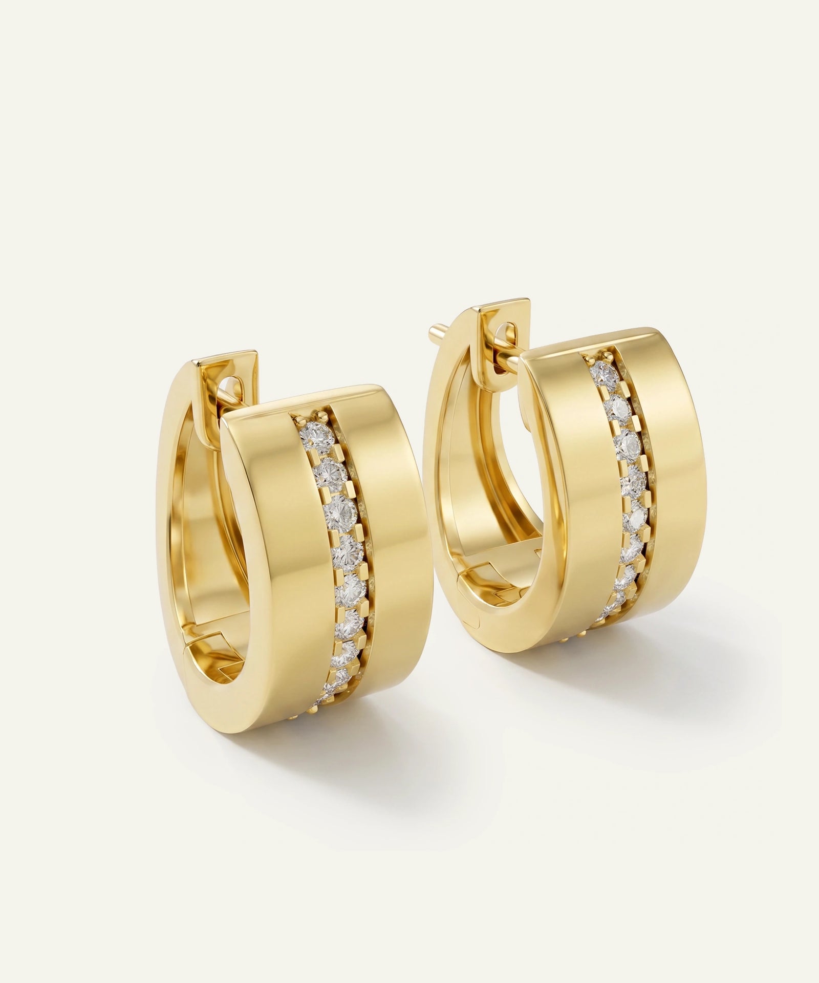 Bella by Ovani® Diamond Huggie Hoops