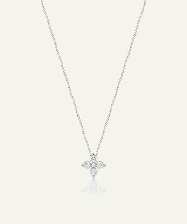 Love Spell® Lab-grown Diamond Flower Pendant