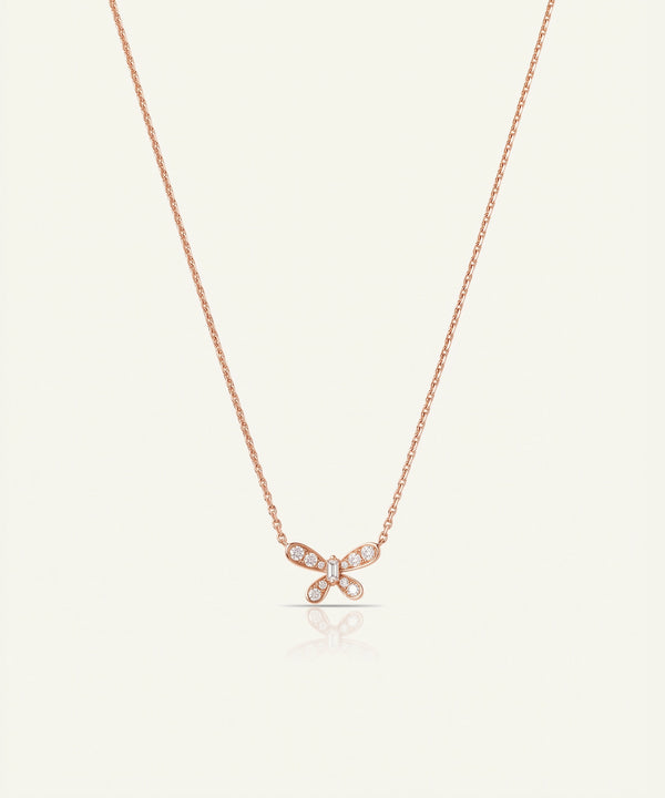 Bella by Ovani® Lab-grown Diamond Butterfly Necklace