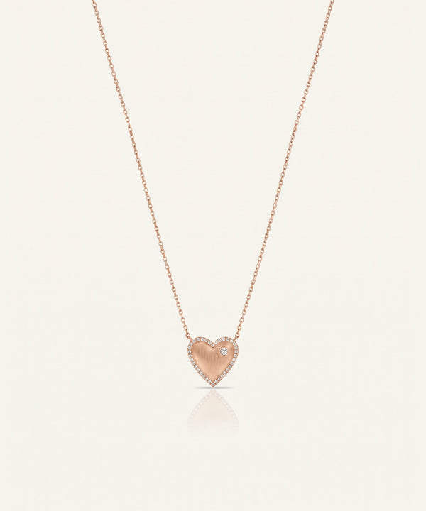 Bella by Ovani® Lab-grown Diamond Heart Necklace