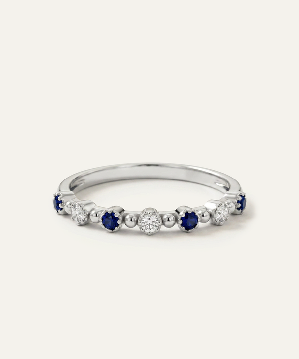 Aanika V. Sapphire & Diamond Band