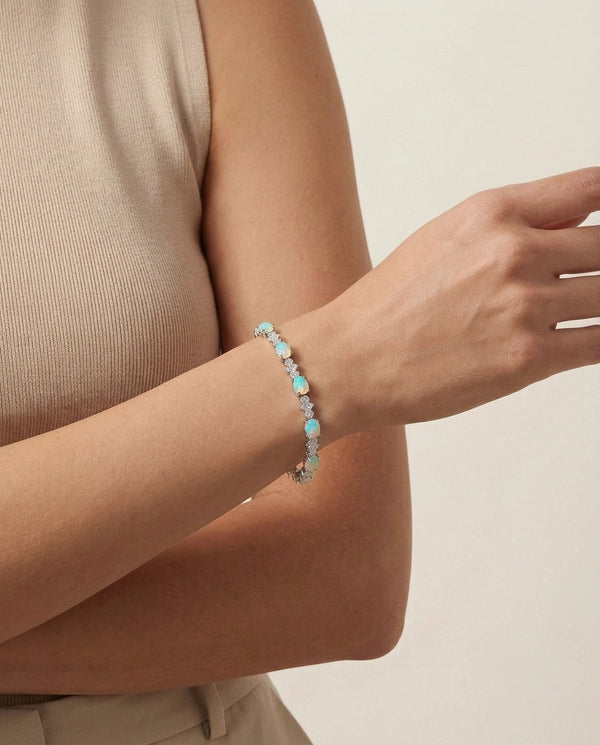 Love Spell® Opal & Lab-grown Diamond Bracelet - 1.55 Ct. T.W.