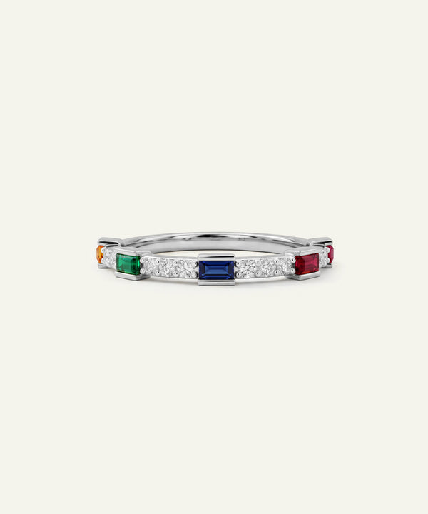 Aanika V. Multicolor Stones Band