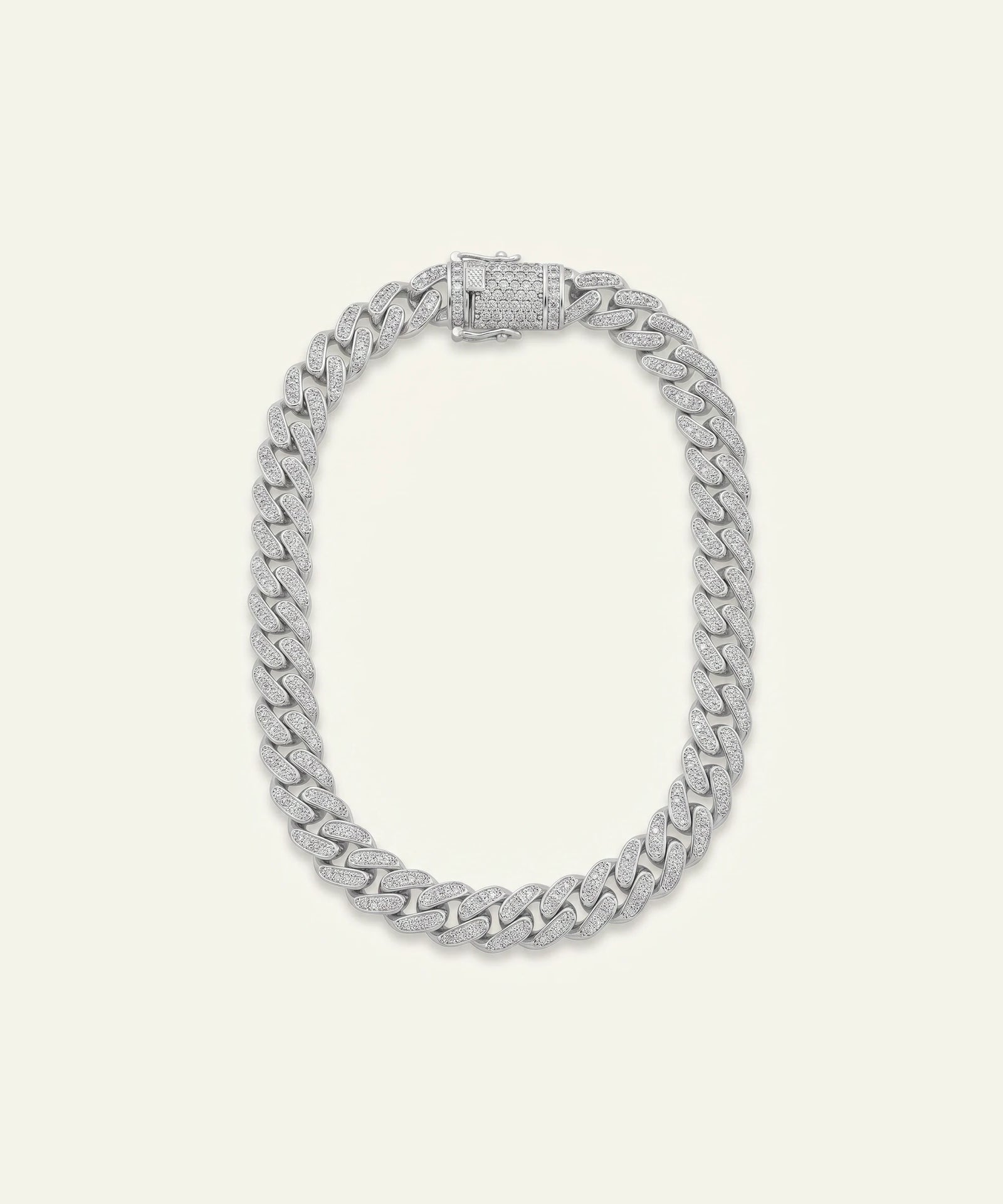 Link N Lock® Lab-grown Diamond Cuban Bracelet 2.70 Ct. T.W.