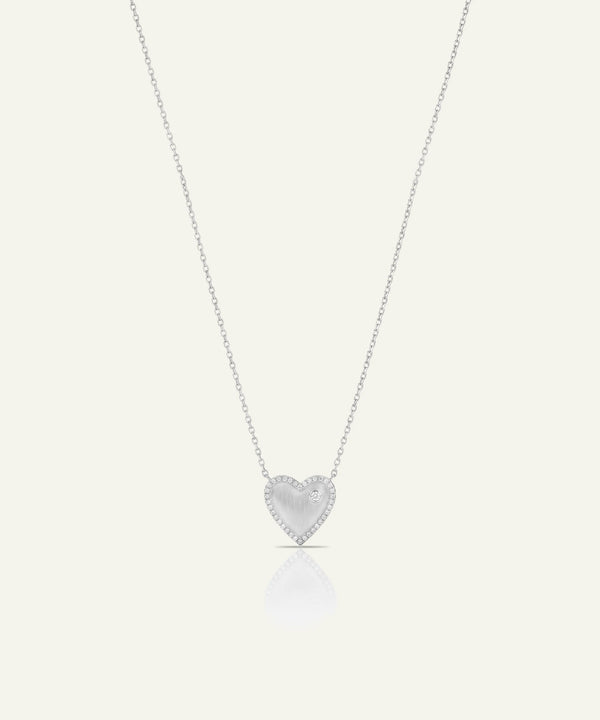 Bella by Ovani® Lab-grown Diamond Heart Necklace