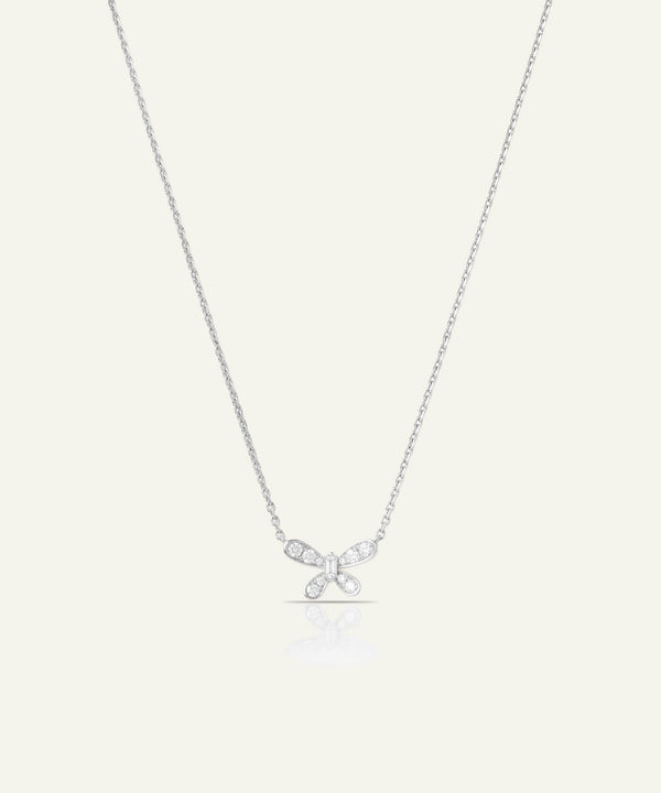 Bella by Ovani® Lab-grown Diamond Butterfly Necklace