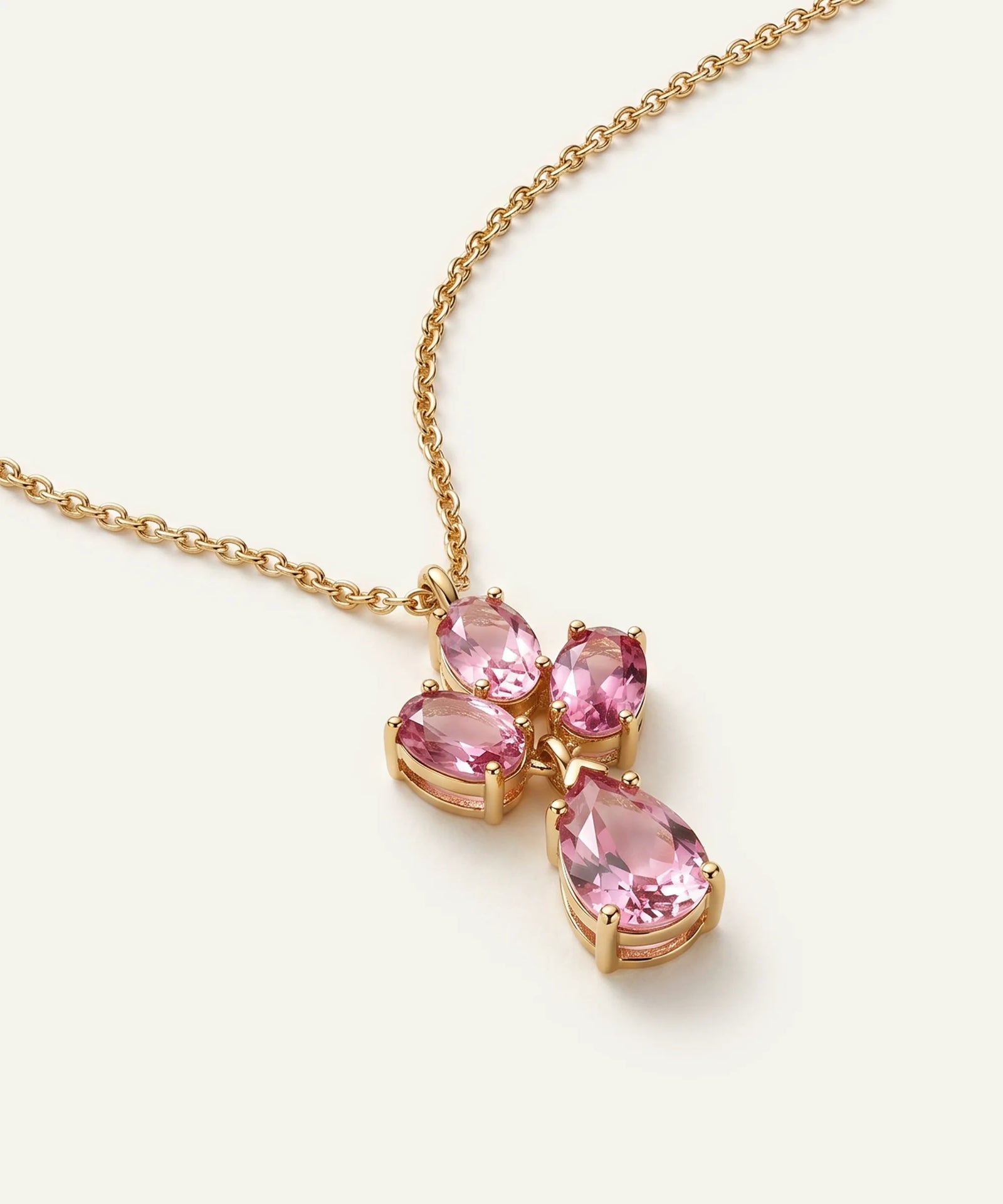Love Spell® Lab-grown Diamond & Multicolor Stones Candy Drop Necklace