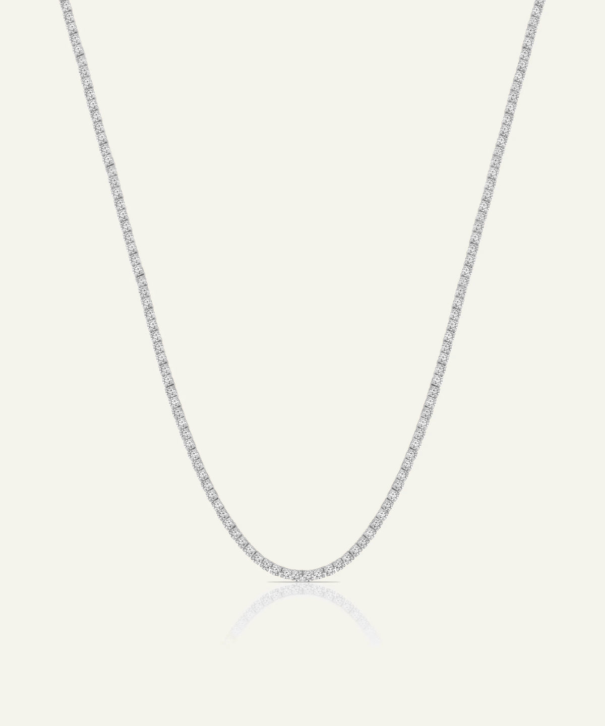 Novello Lab-grown Diamond Tennis Necklace
