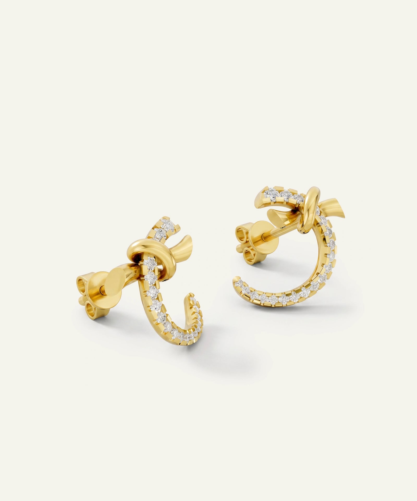Bella by Ovani® Diamond Knotted Studs