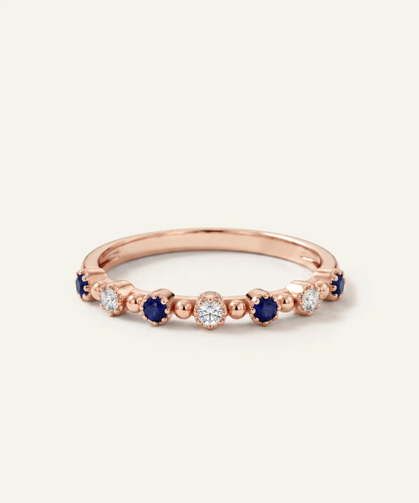Aanika V. Sapphire & Diamond Band