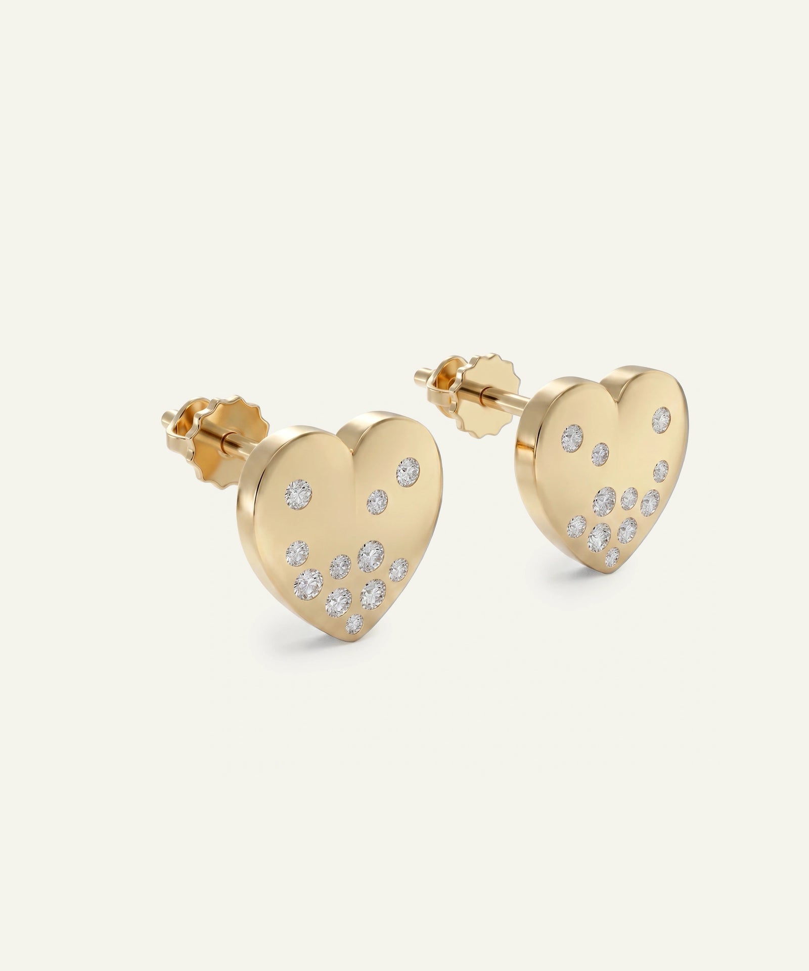 Bella by Ovani® Diamond Heart Studs