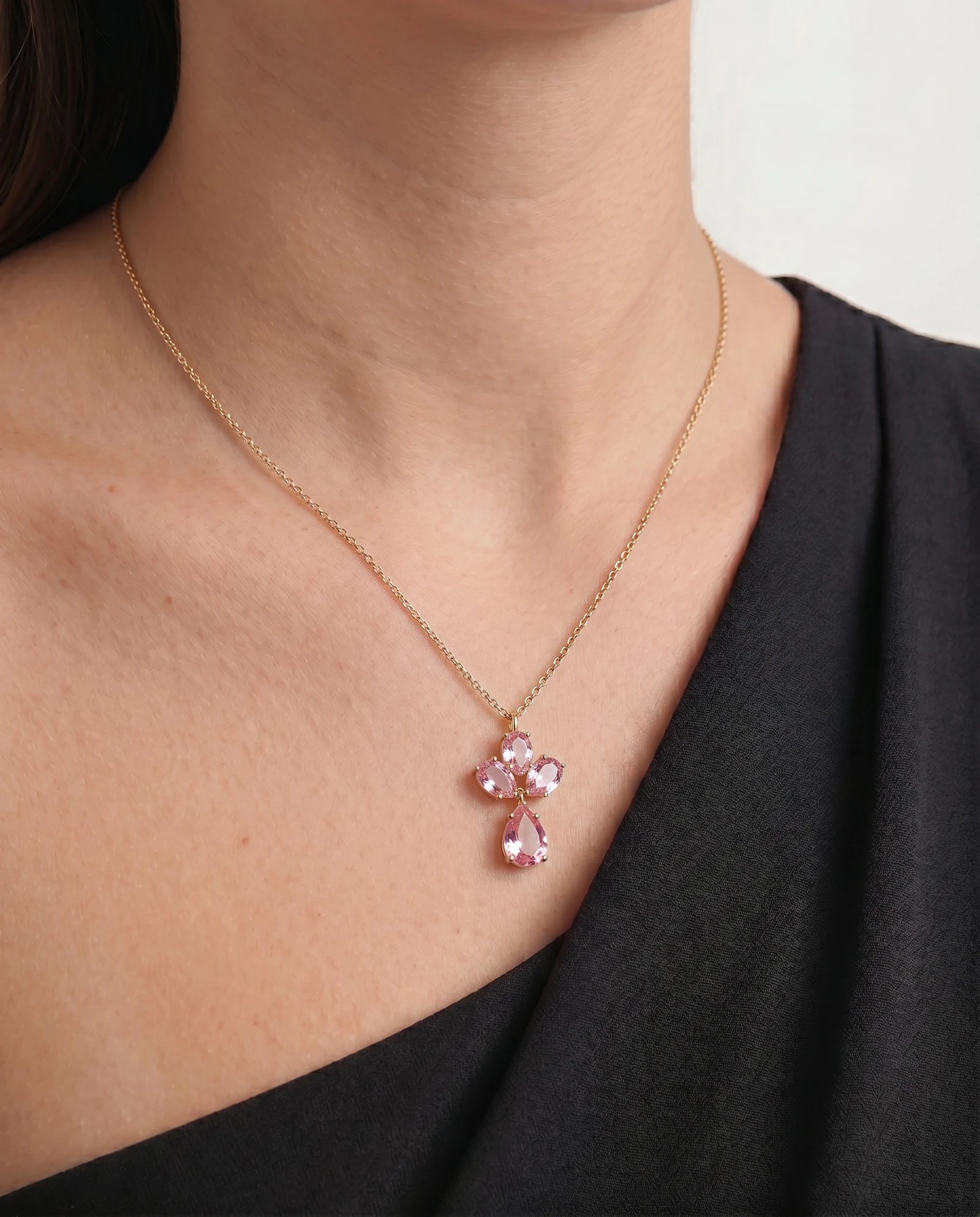 Love Spell® Lab-grown Diamond & Multicolor Stones Candy Drop Necklace