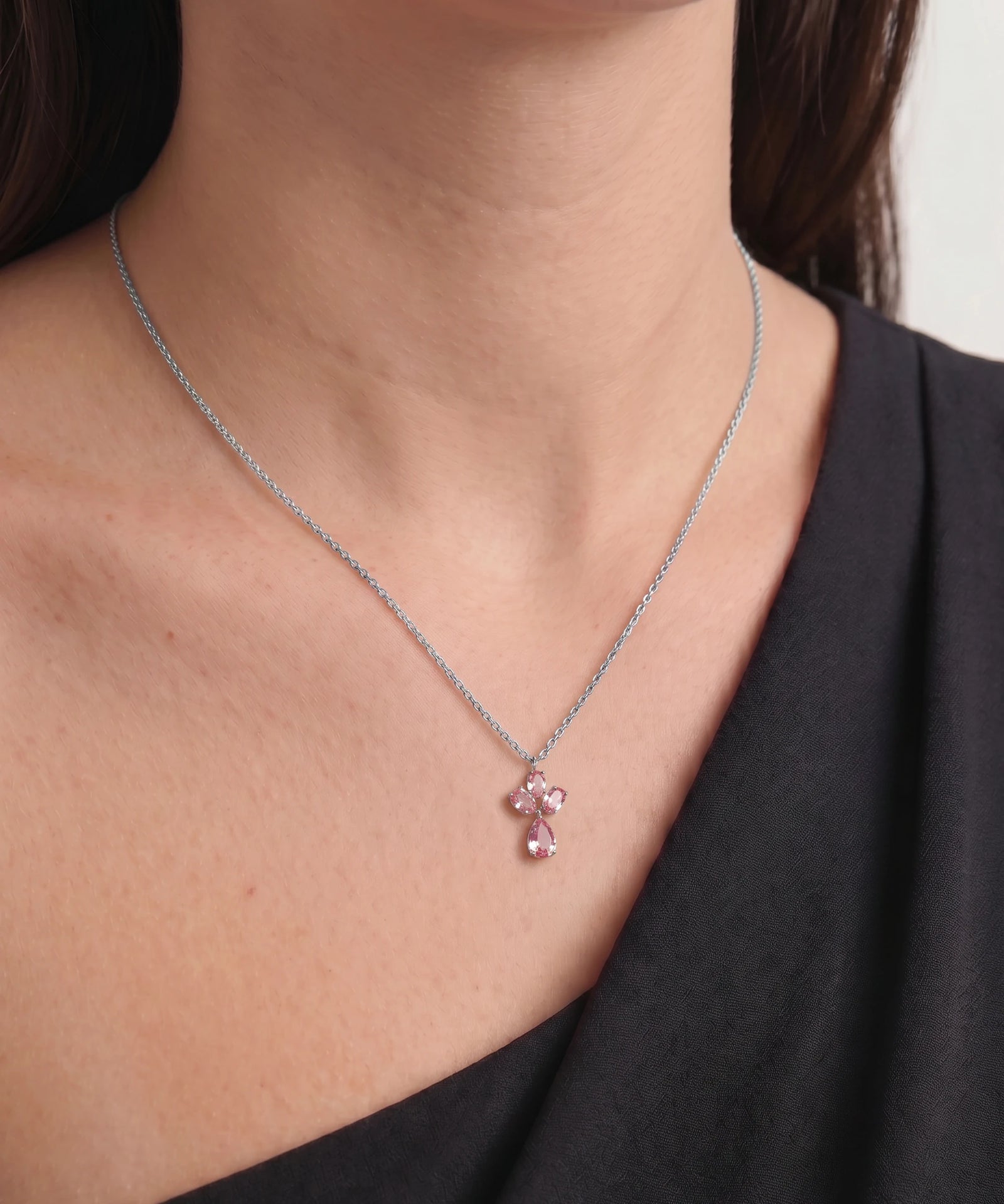 Love Spell® Lab-grown Diamond & Multicolor Stones Candy Drop Necklace