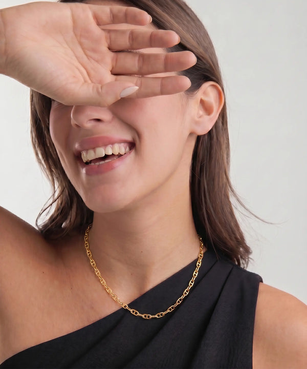 Oroventi Designer Paperclip Link Chain
