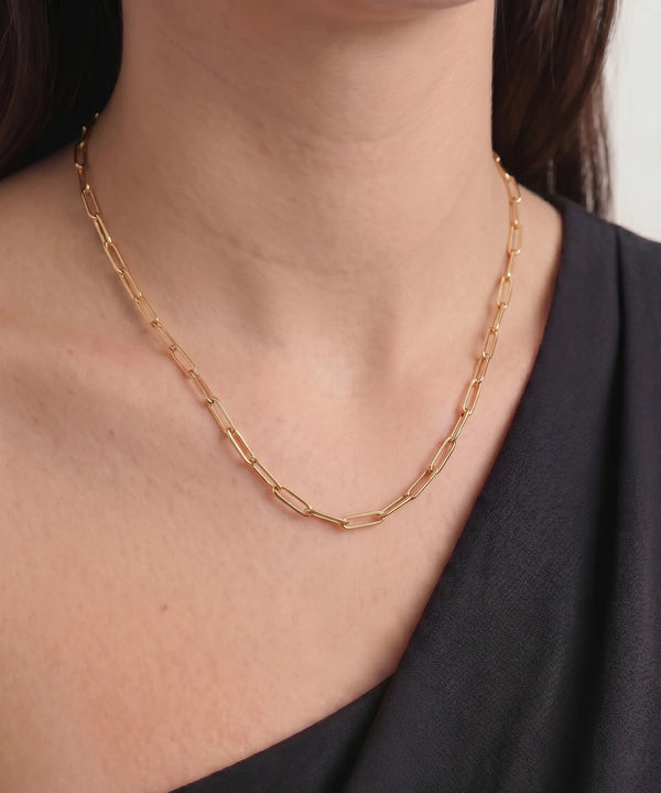 Oroventi Paperclip Chain