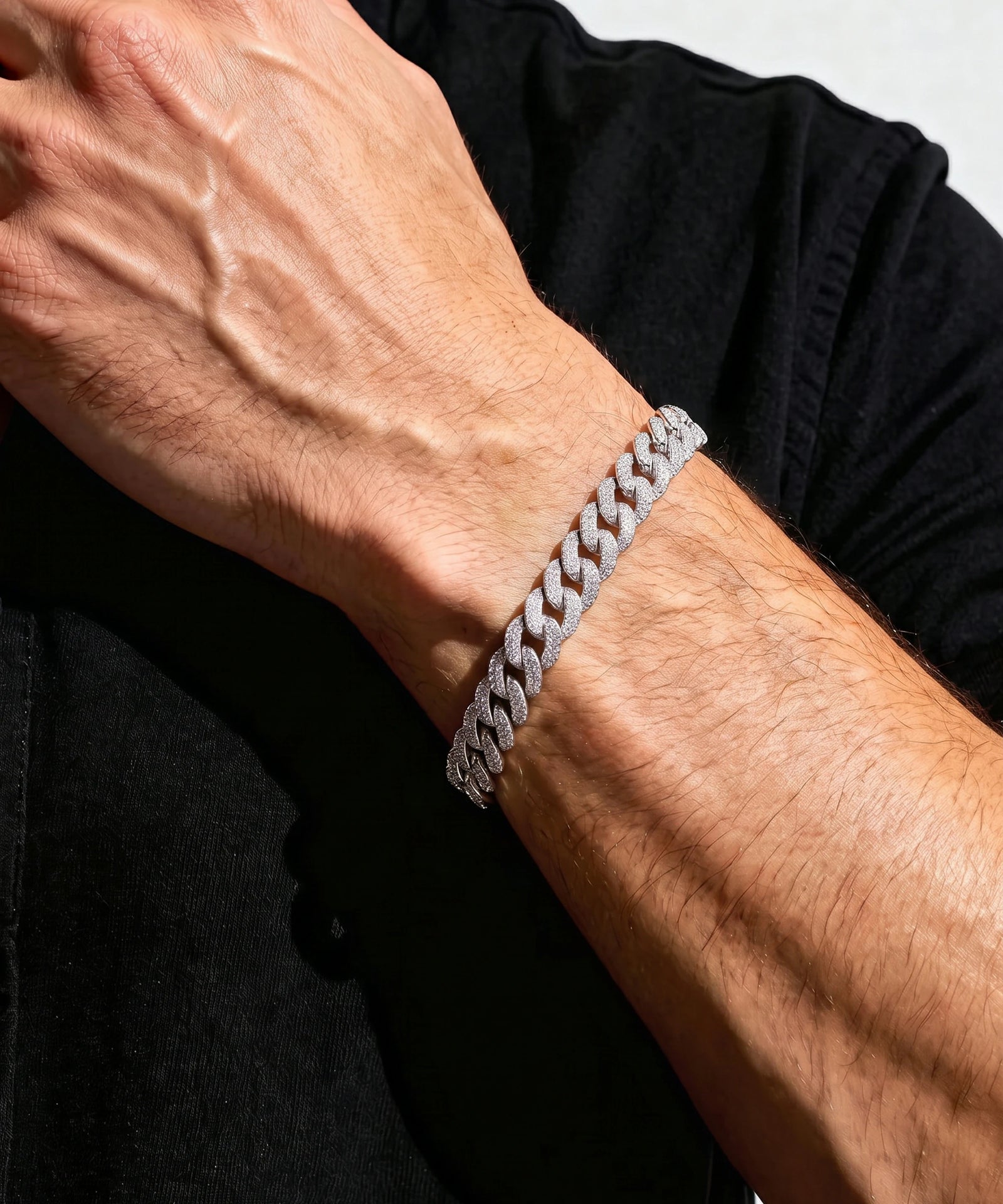 Link N Lock® Lab-grown Diamond Cuban Bracelet 2.70 Ct. T.W.
