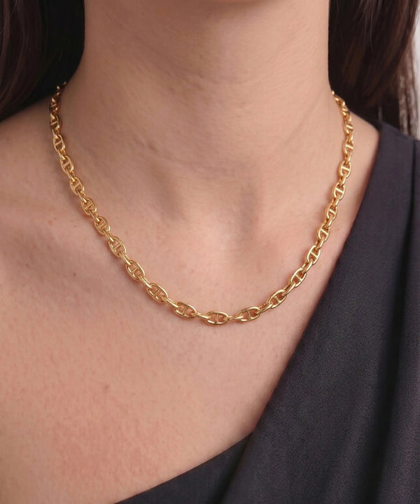Oroventi Designer Paperclip Link Chain