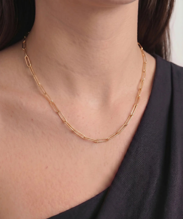 Oroventi Paperclip Chain