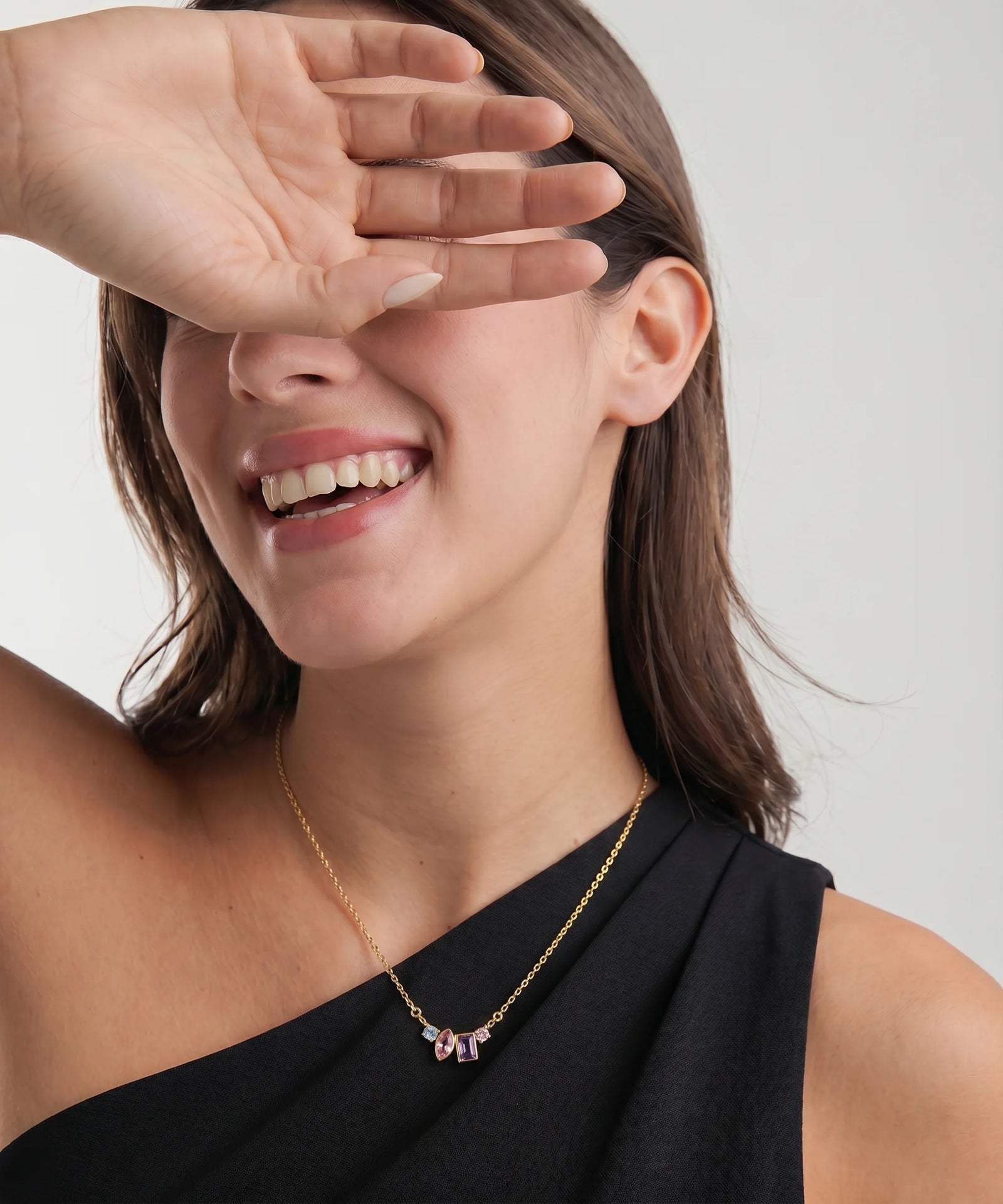 Love Spell® Lab-grown Diamond & Multicolor Stones Necklace