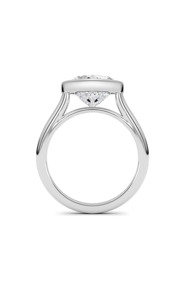 Heart Lab Grown Diamond (F/VS ) Ring in 14K Gold