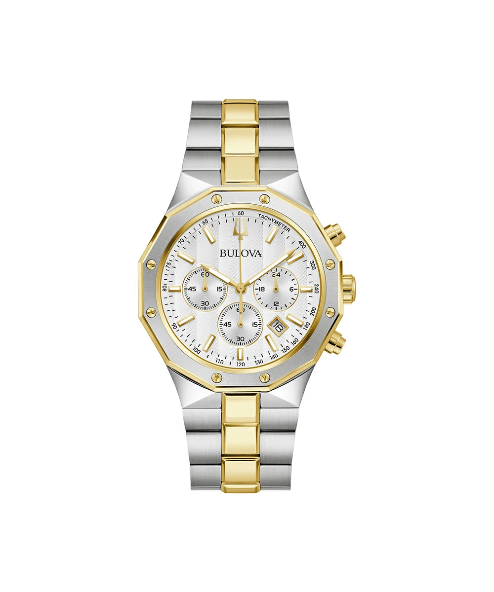 Bulova Prestige watch, model 98B450, front view.