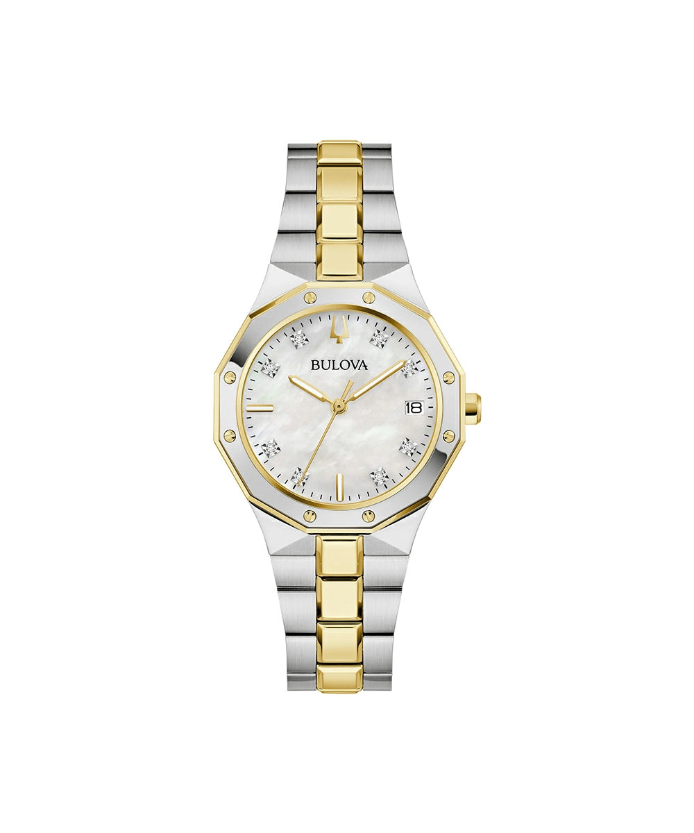 Bulova Prestige watch, model 98P234, front view.