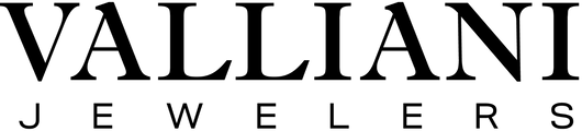 Valliani Jewelers logo in black text on a white background