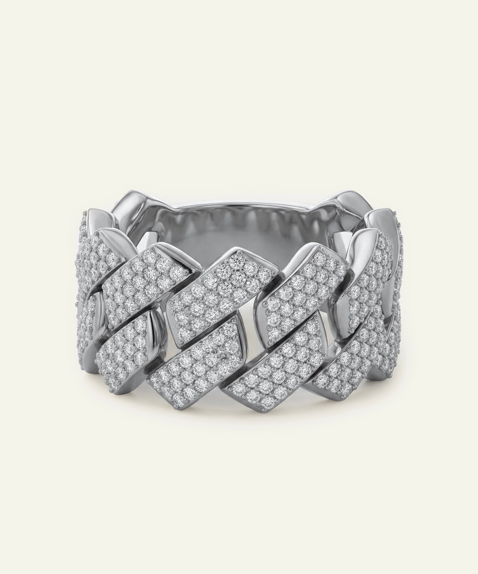 Ultimate Value® Lab-grown Diamond Cuban Men's Ring - 2 Ct.T.W.