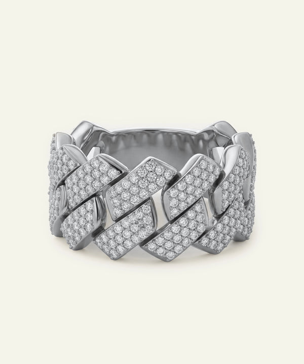 Ultimate Value® Lab-grown Diamond Cuban Men's Ring - 2 Ct.T.W.