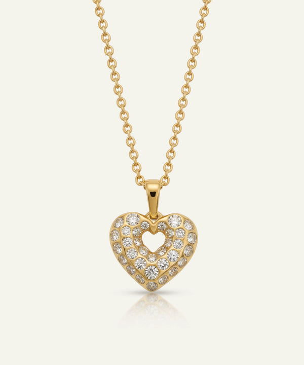 Love Spell® Lab-grown Diamond Heart Pendant - 0.35 Ct. T.W.