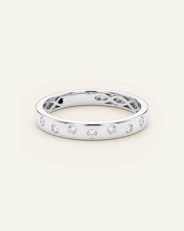 Eternal Vow Lab-grown Diamond Flush-set Anniversary Band