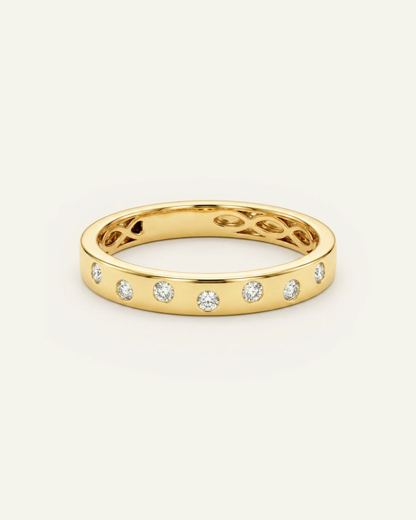 Eternal Vow Lab-grown Diamond Flush-set Anniversary Band