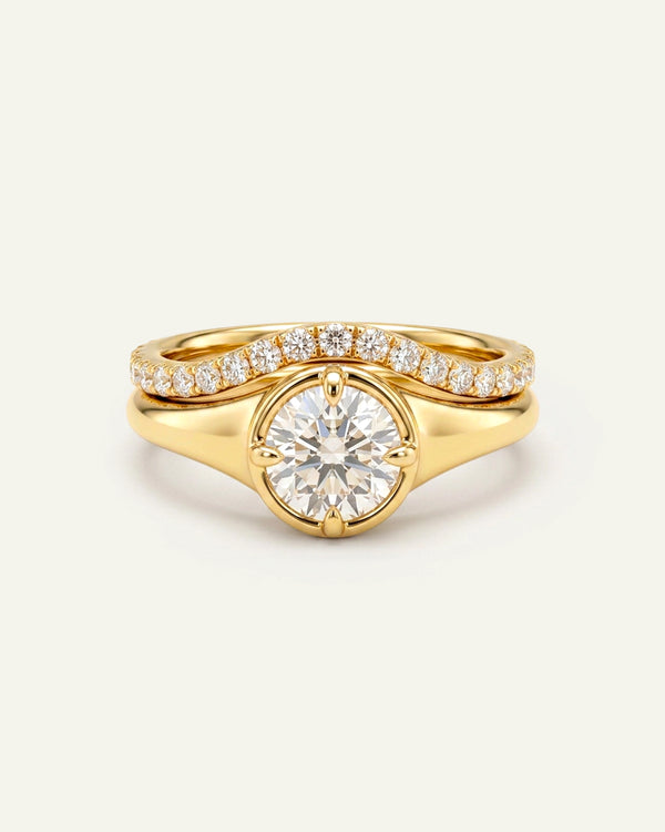 Ovani® Diamond Round Bridal Set