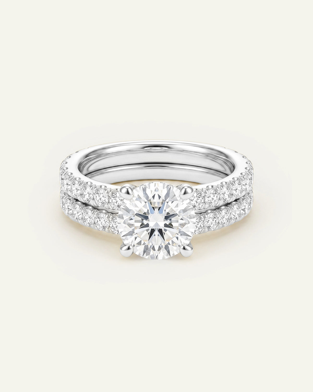 Ovani® Diamond Round Bridal Set