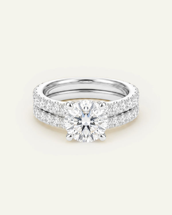 Ovani® Diamond Round Bridal Set