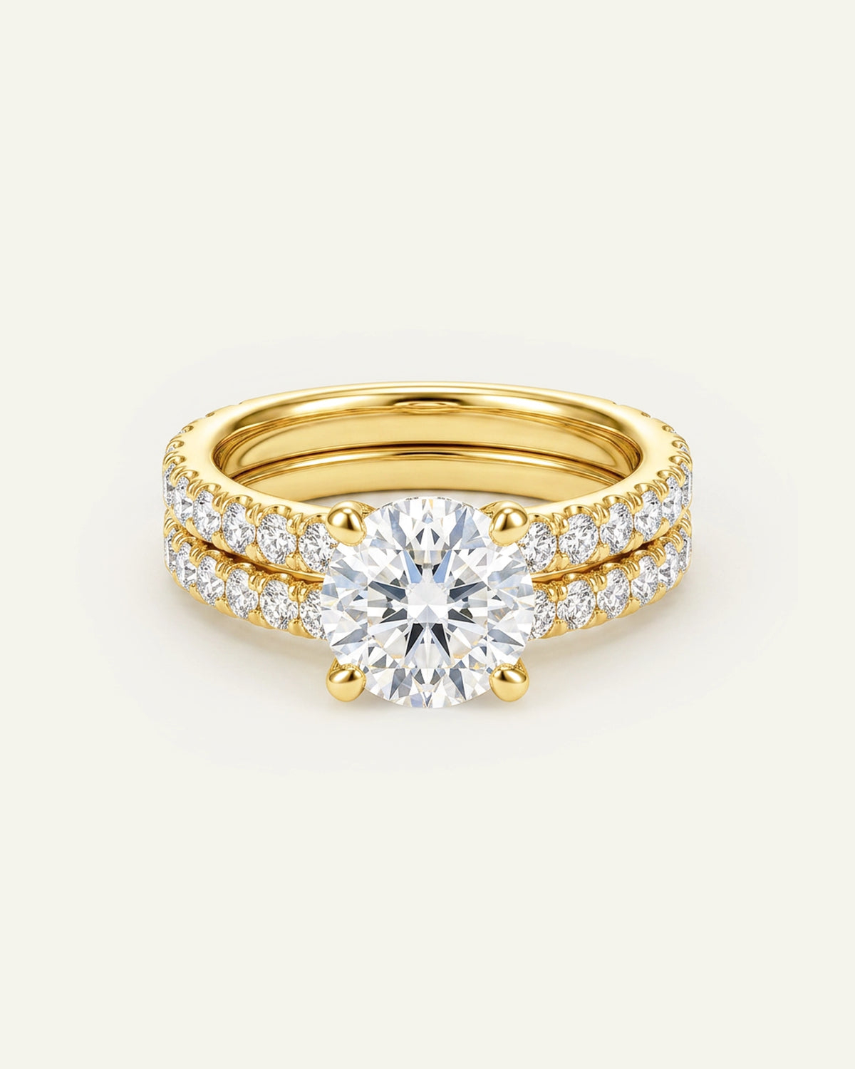 Ovani® Diamond Round Bridal Set