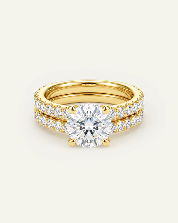 Ovani® Diamond Round Bridal Set