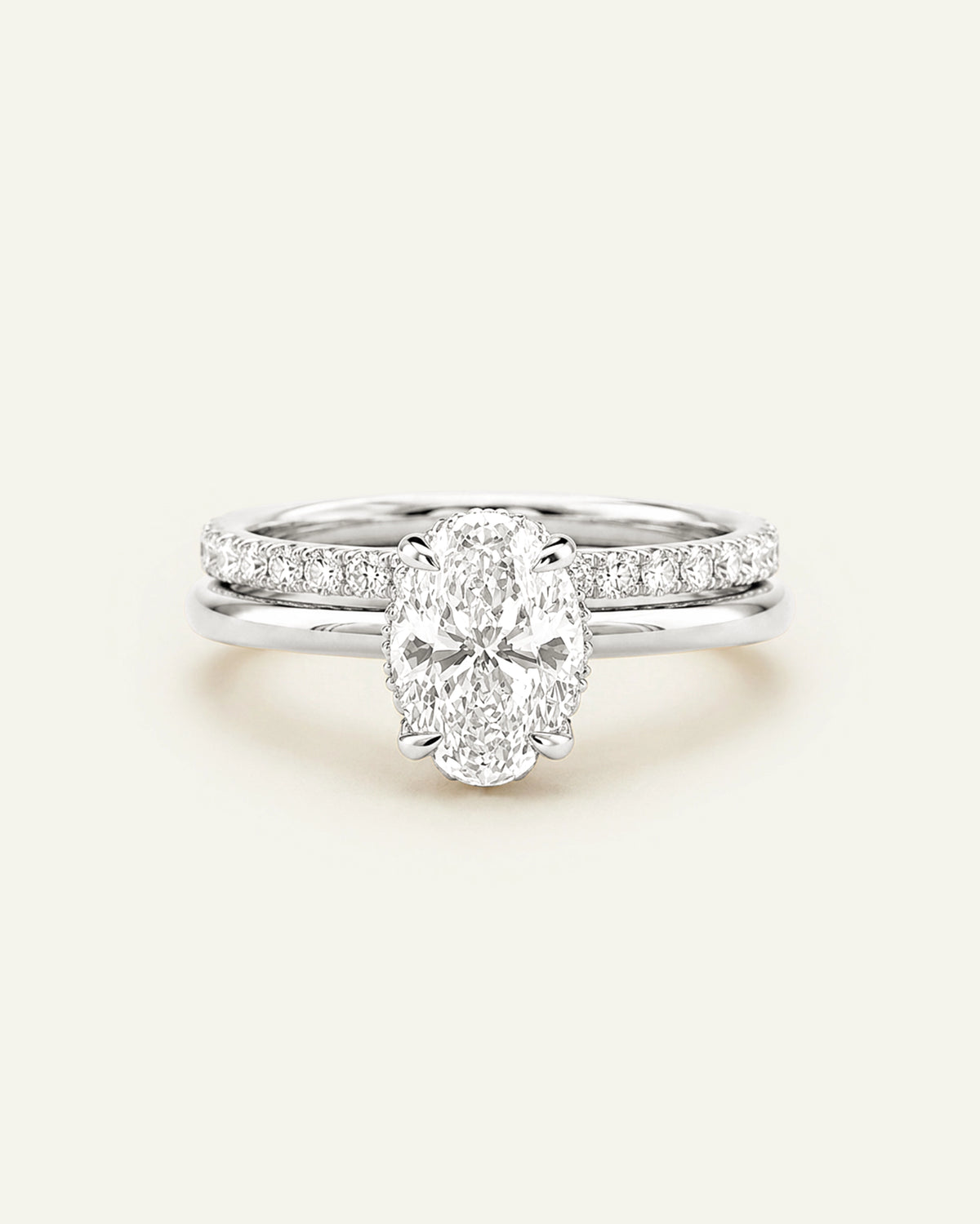 Ovani® Diamond Oval Bridal Set