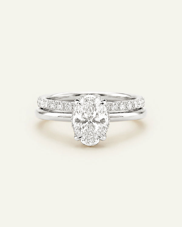 Ovani® Diamond Oval Bridal Set