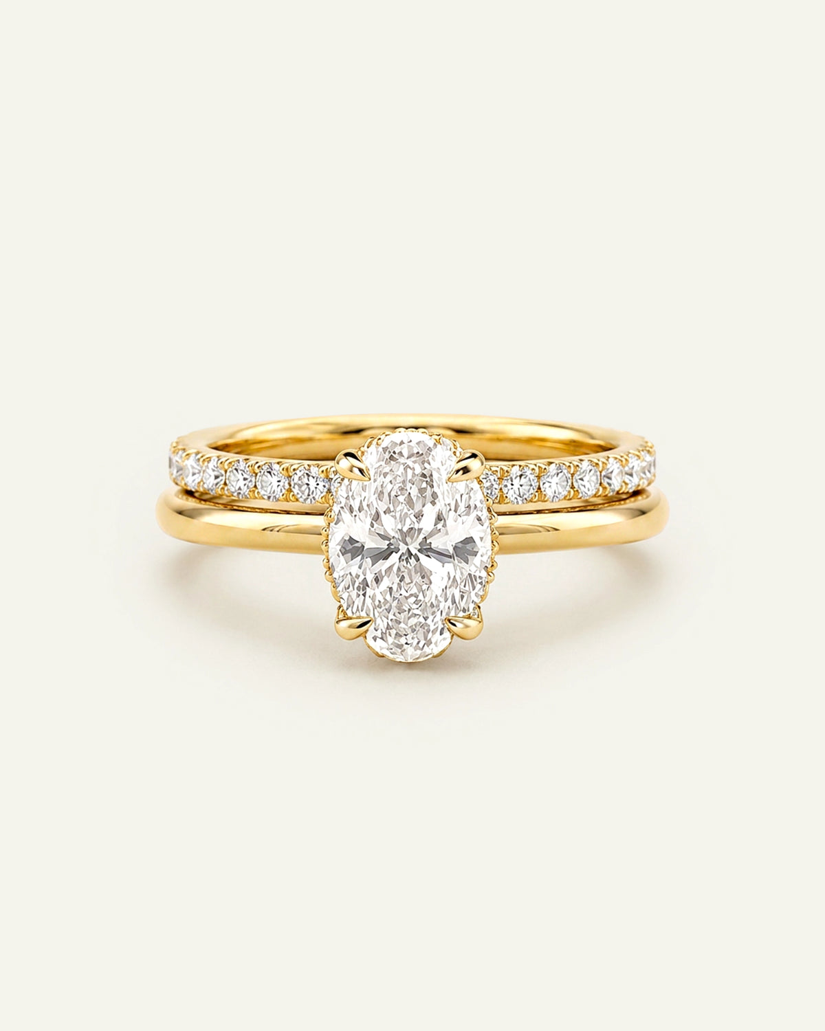 Ovani® Diamond Oval Bridal Set