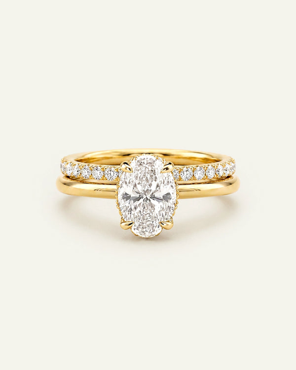 Ovani® Diamond Oval Bridal Set