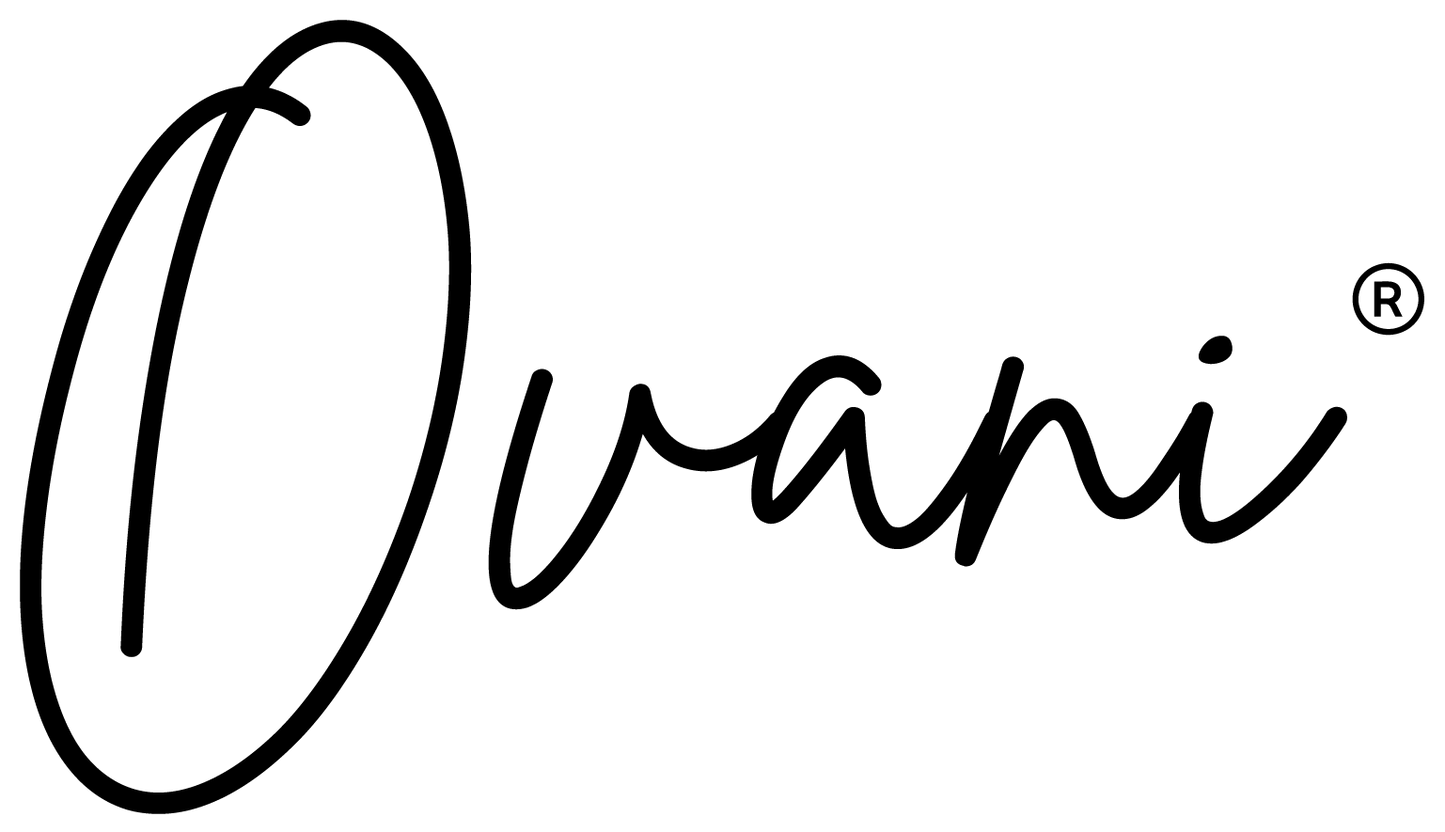 Ovani logo in black on a white background