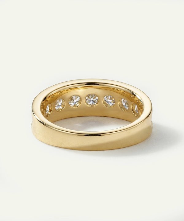 Ovani® Diamond Channel-Set 7-Stone Men's Band - 1 Ct. T.W.
