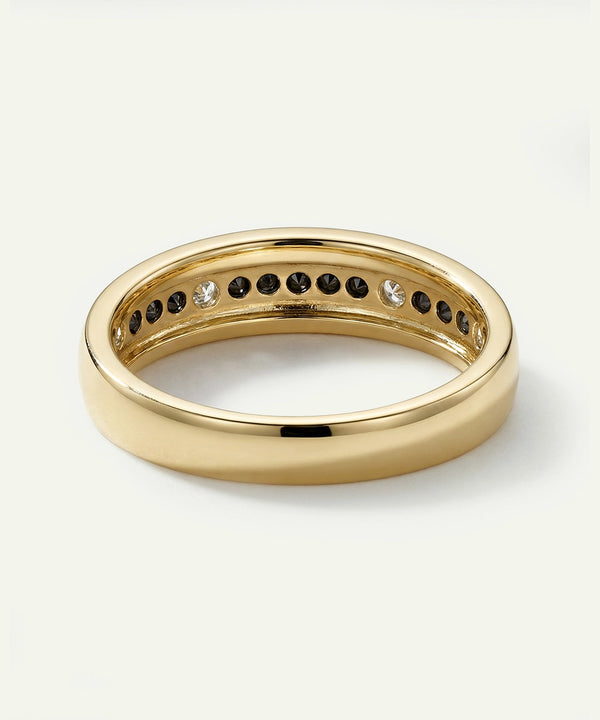 Ovani® Black Diamond Alternating Men's Band - 0.33 Ct. T.W.