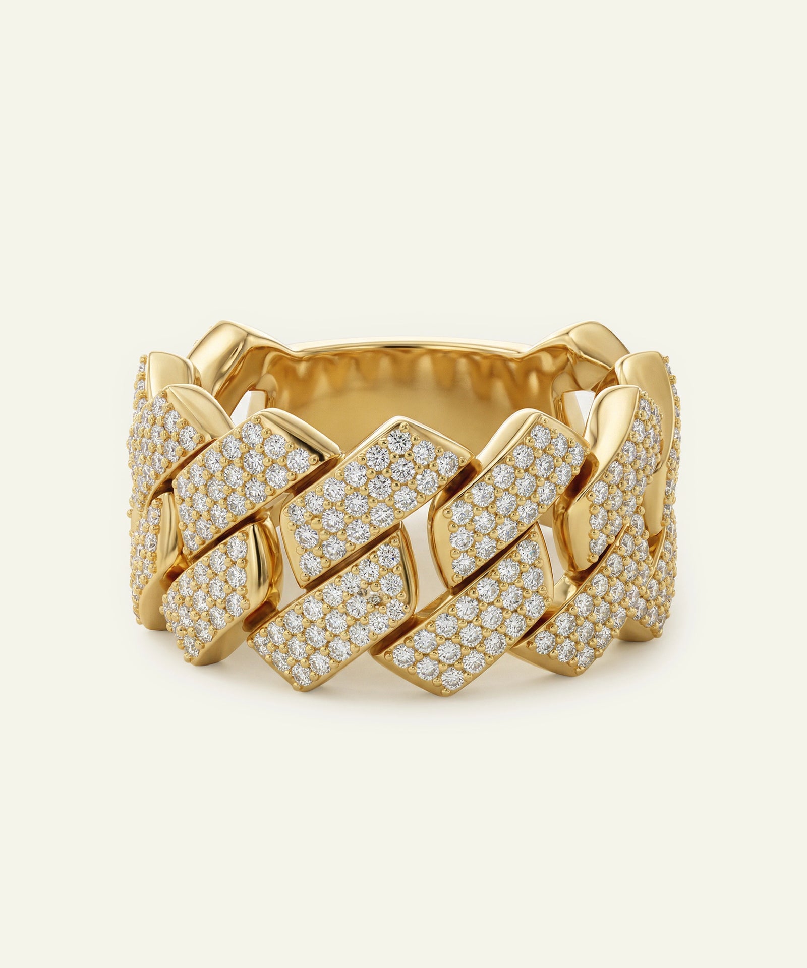 Ultimate Value® Lab-grown Diamond Cuban Men's Ring - 2 Ct.T.W.